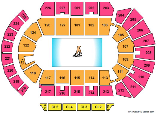 Disney On Ice Tickets | Seating Chart | Stockton Arena | Disney On Ice